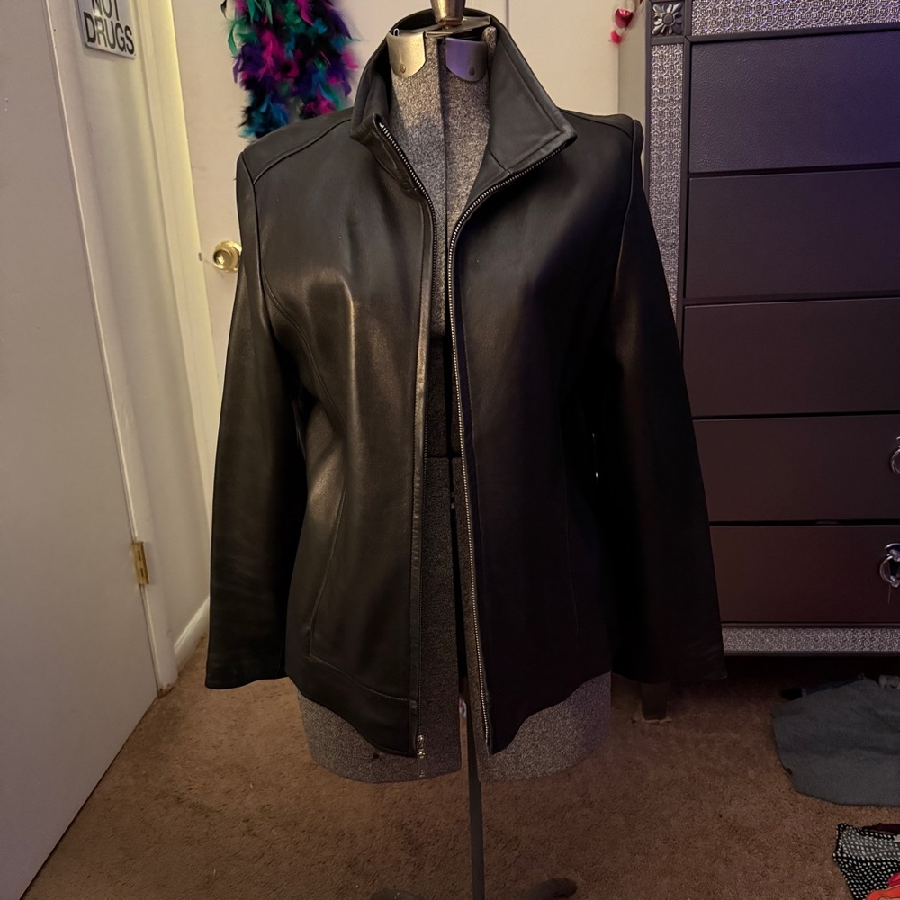 Genuine Black Leather Jacket